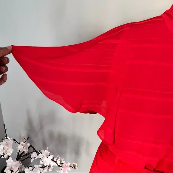 Lane Bryant Flutter Sleeve Keyhole Dress NWT Size 20 - Picture 6 of 6